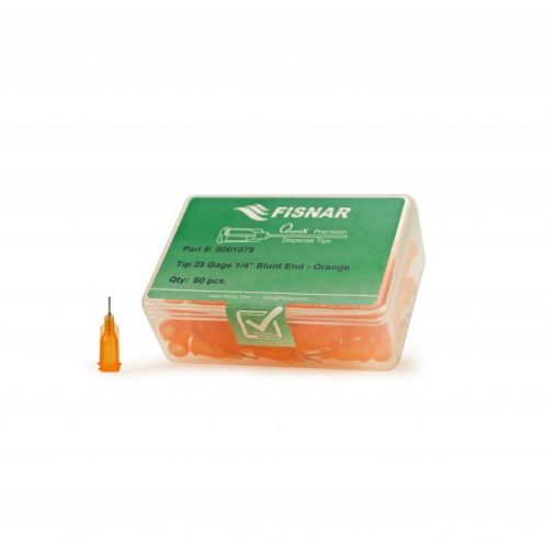 Fisnar 23ga Orange 1/4 "Blunt End Tip - 50 Pack