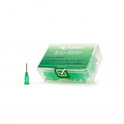 18 Gauge Green ½” Blunt End Epoxy Seal Tip – 50 Pack