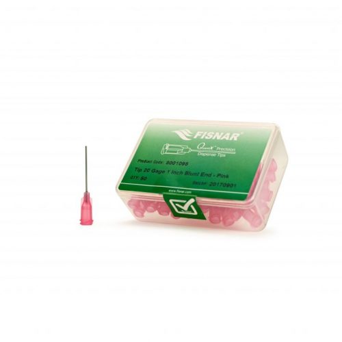 Fisnar 20ga Pink 1 "Stumpfe Endspitze - 50er Pack