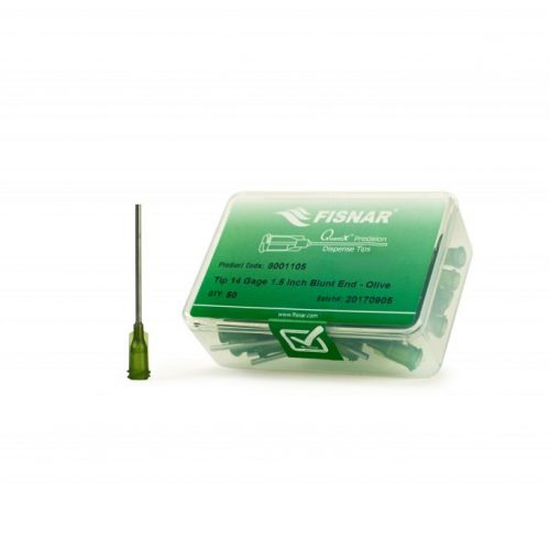 Fisnar 14ga Olive 1.5 "Stumpfe Endspitze - 50er Pack