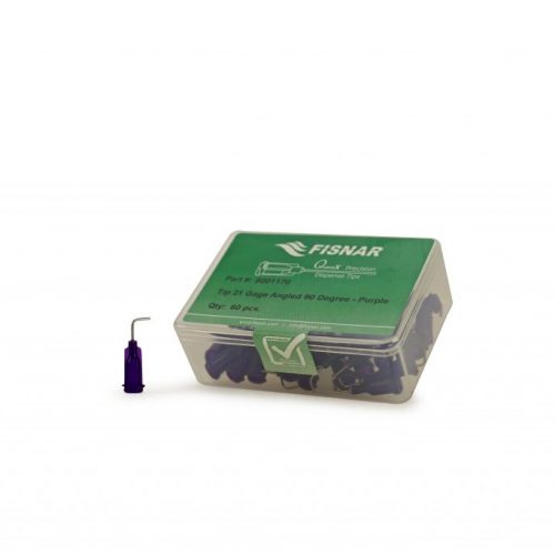 Fisnar 21ga Purple 0.5 "90 Blunt End Tip - 50 Pack