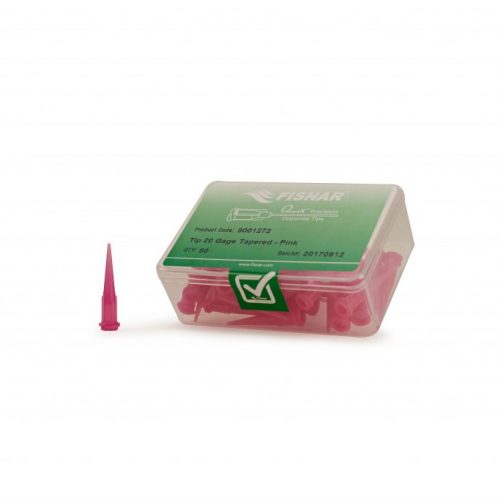 Fisnar 20ga rosa 0.024 "ID avsmalnande spets - 50-pack