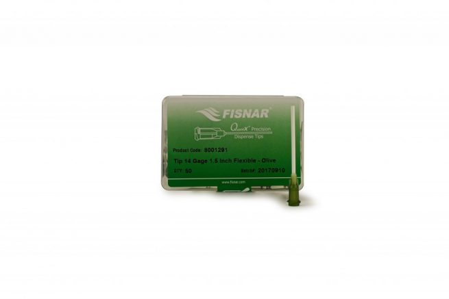 Fisnar 14ga Olive 1.5 "Flexibel spets - 50-pack
