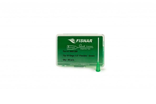 Fisnar 18ga Green 1.5" Flexible Tip - 50 Pack