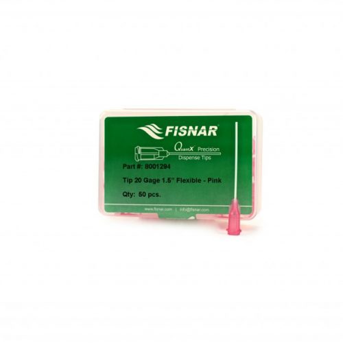 Fisnar 20ga Pink 1.5 "Flexibel spets - 50-pack