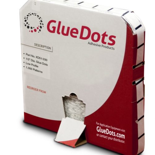 Glue Dots - 8000 Low Tack avec un diamètre de 9 mm