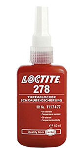 Henkel Loctite 278 Threadlocker Bottle